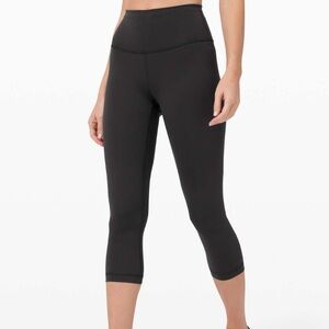 Lululemon Wonder Train High-Rise Crop 21” Black – Size 6